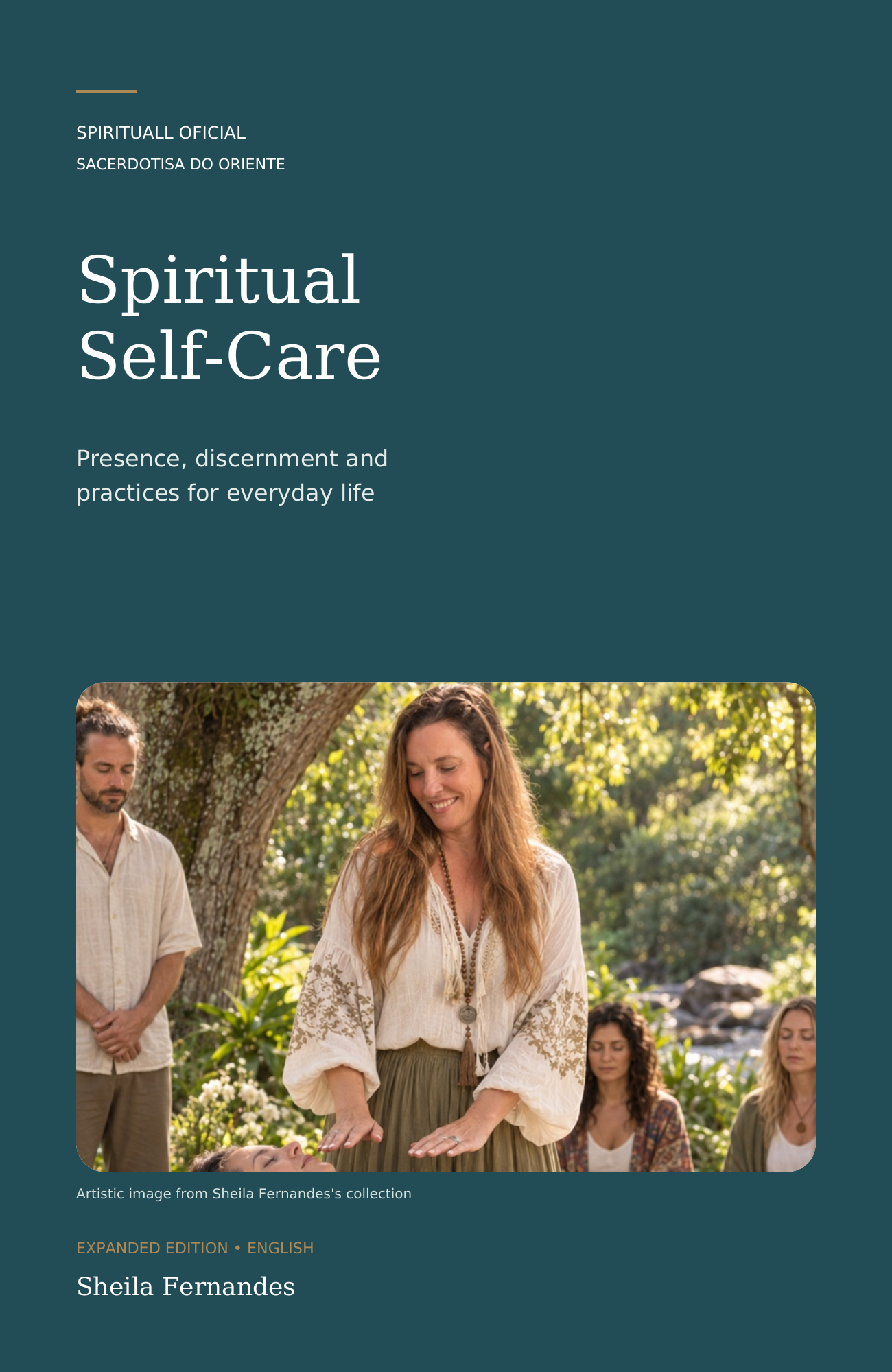 Cover of Spiritual Self-Care by Sheila Fernandes.